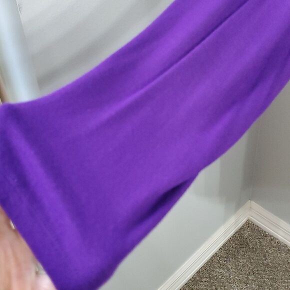 TAHARI DOSA KNIT TOP. PURPLE SKY. NWT. Size 2X. Long sleeves. - Picture 3 of 8